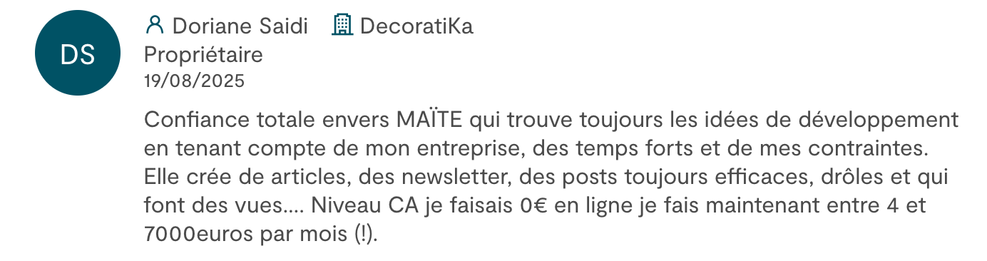 Capture résultat