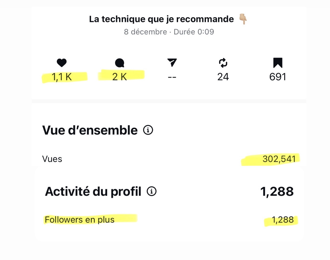 Capture résultat